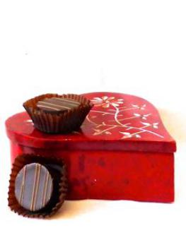 Räucherdose Herzform Speckstein