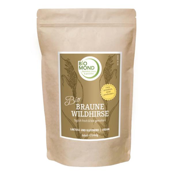 Braune BIO Wildhirse gemahlen BIOMOND