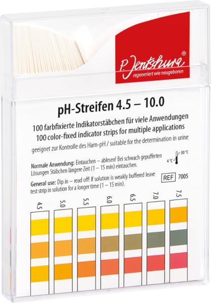 pH-Wert Teststreifen für Flüßigkeiten