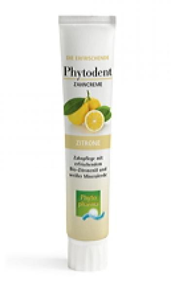 Zahncreme Zitrone mit weißer Mineralerde