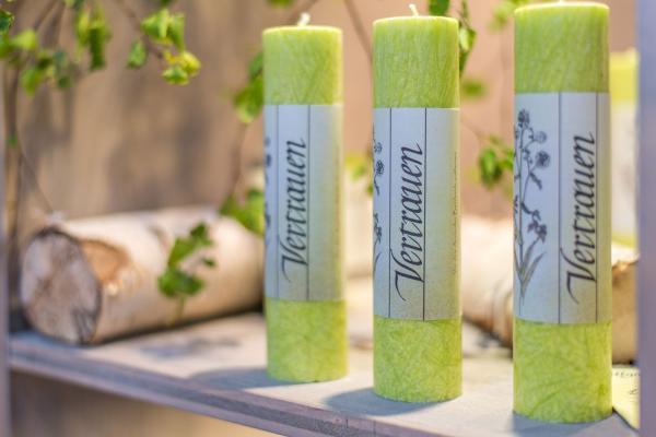 Allgäuer Heilkräuter-Kerze Vertrauen