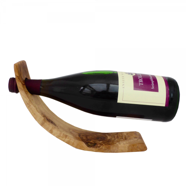 Olivenholz Weinflaschen Halter